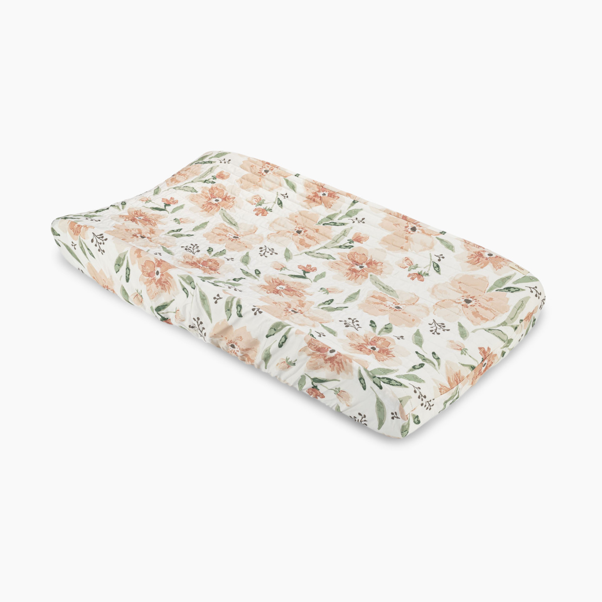 Crane Baby Cotton Quilted Change Pad Cover - Parker Floral.