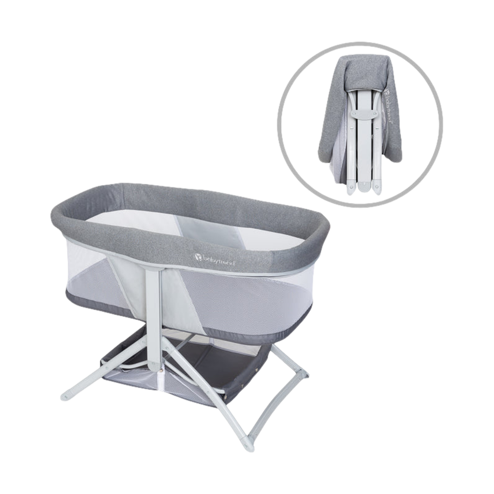 Baby Trend Quick-Fold 2-in-1 Rocking Bassinet.