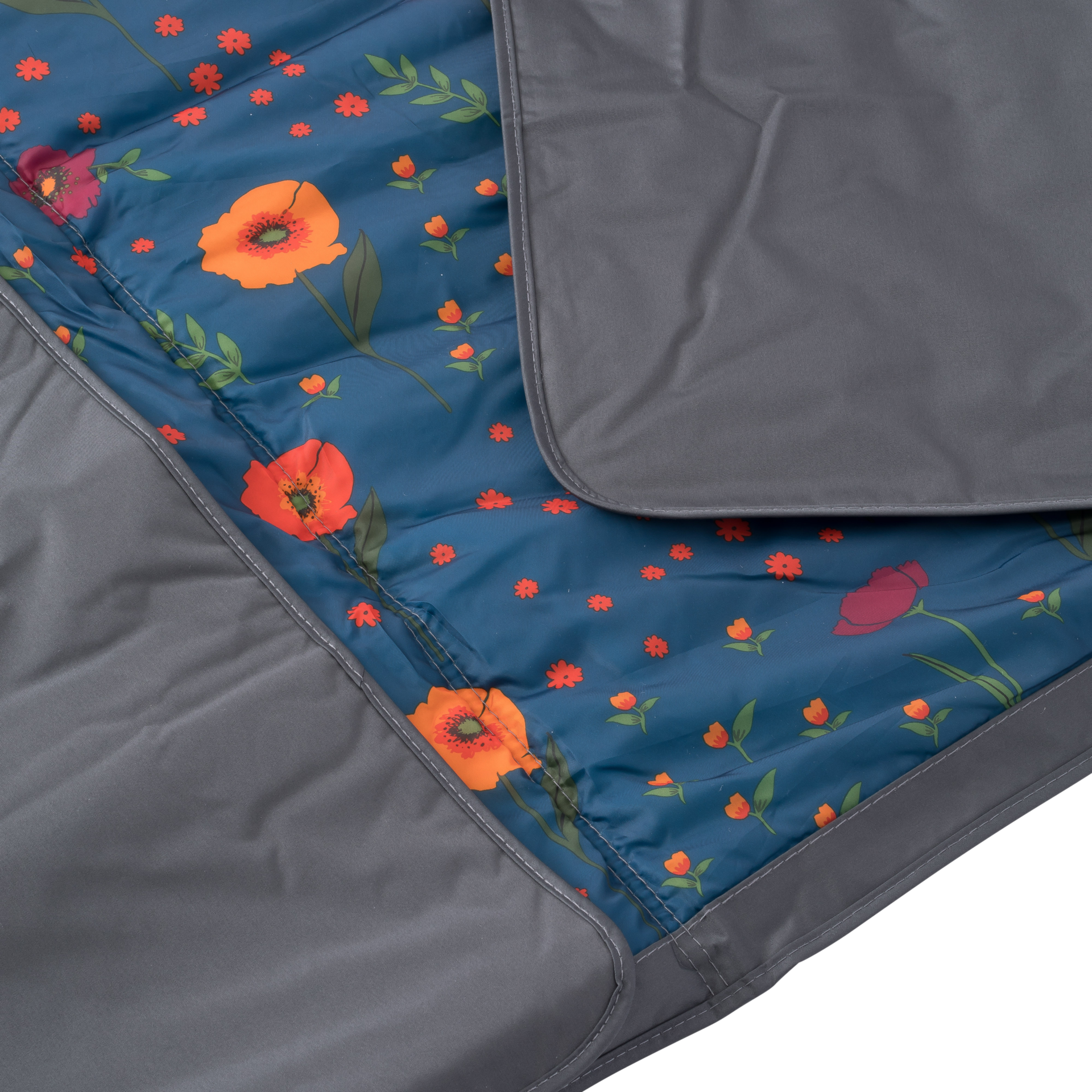 Little Unicorn Outdoor Blanket Midnight Poppy, 5 X 7 Ft Babylist Shop