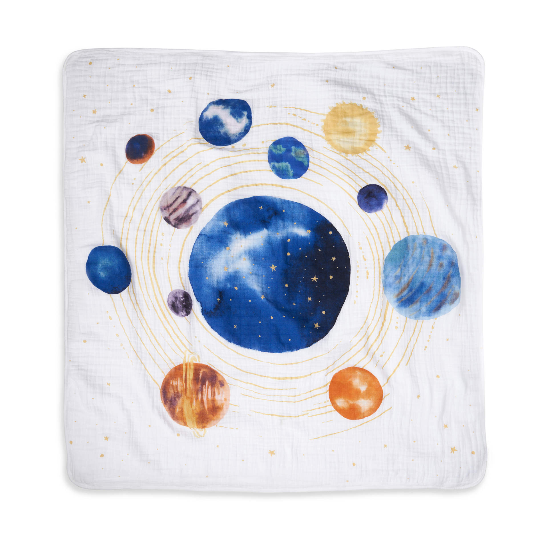 Aden + Anais Organic Muslin Dream Blanket - Space Orbit.