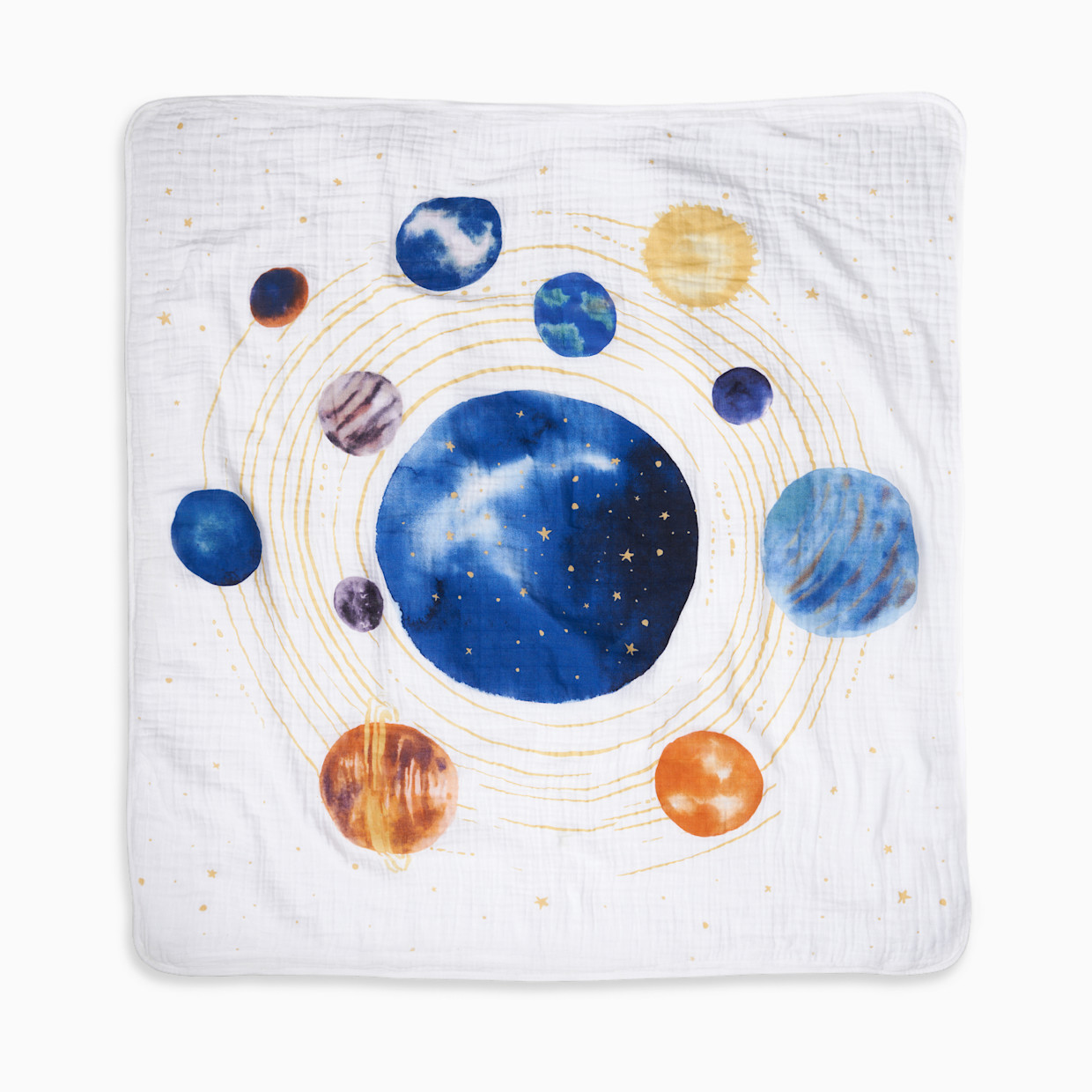 Aden + Anais Organic Muslin Dream Blanket - Space Orbit.