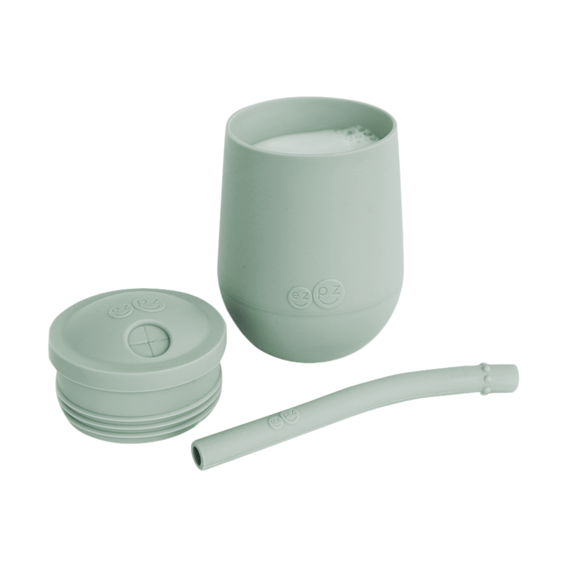 ezpz Mini Cup + Straw - Sage.