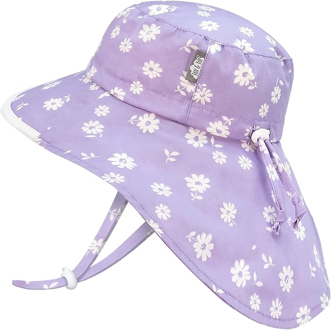 JAN & JUL Grow-with-Me Cotton Xplorer Sun Hat with Large Brim.