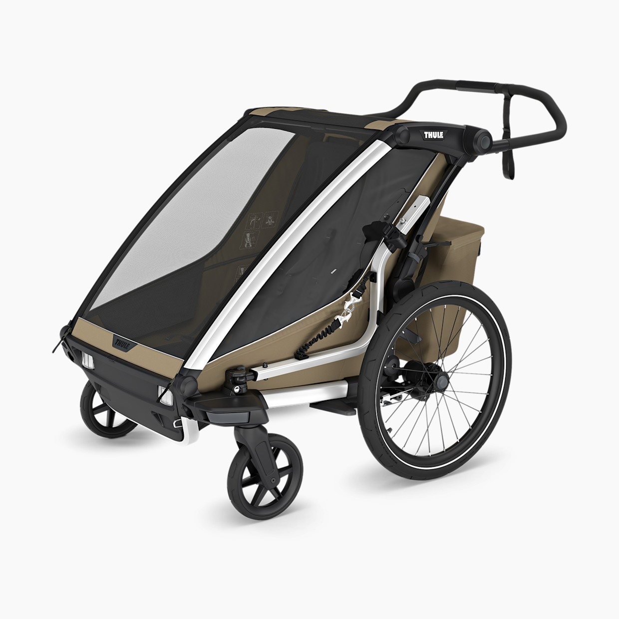Thule Chariot Cross 2 Double - Faded Khaki.