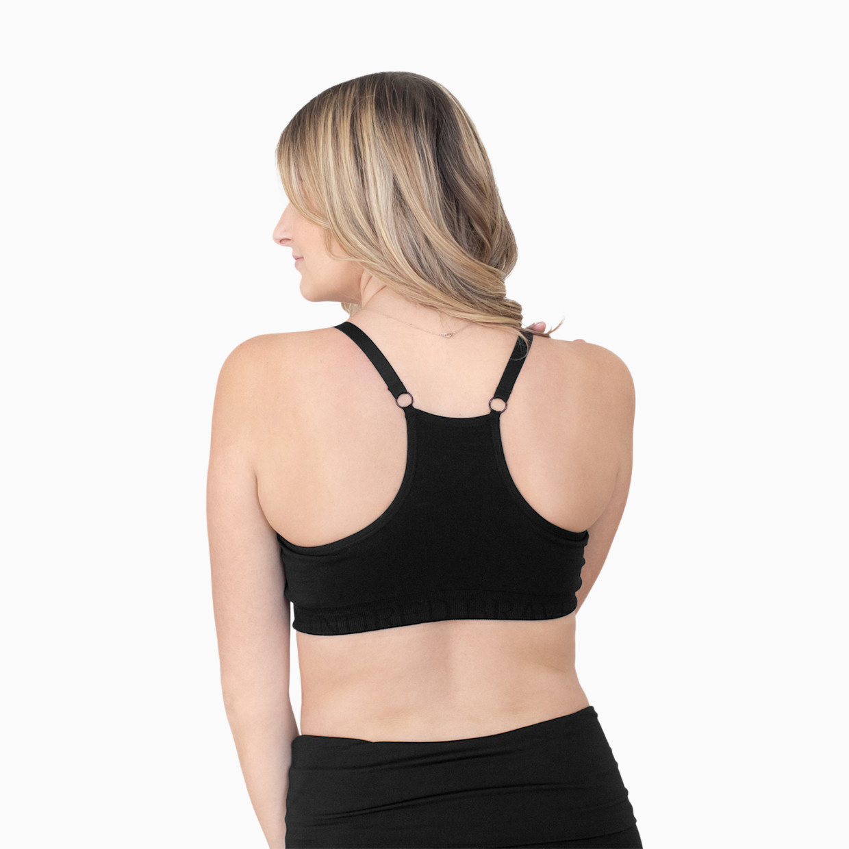Kindred Bravely Sublime Hands-Free Pumping & Nursing Sports Bra - Black, 2X.