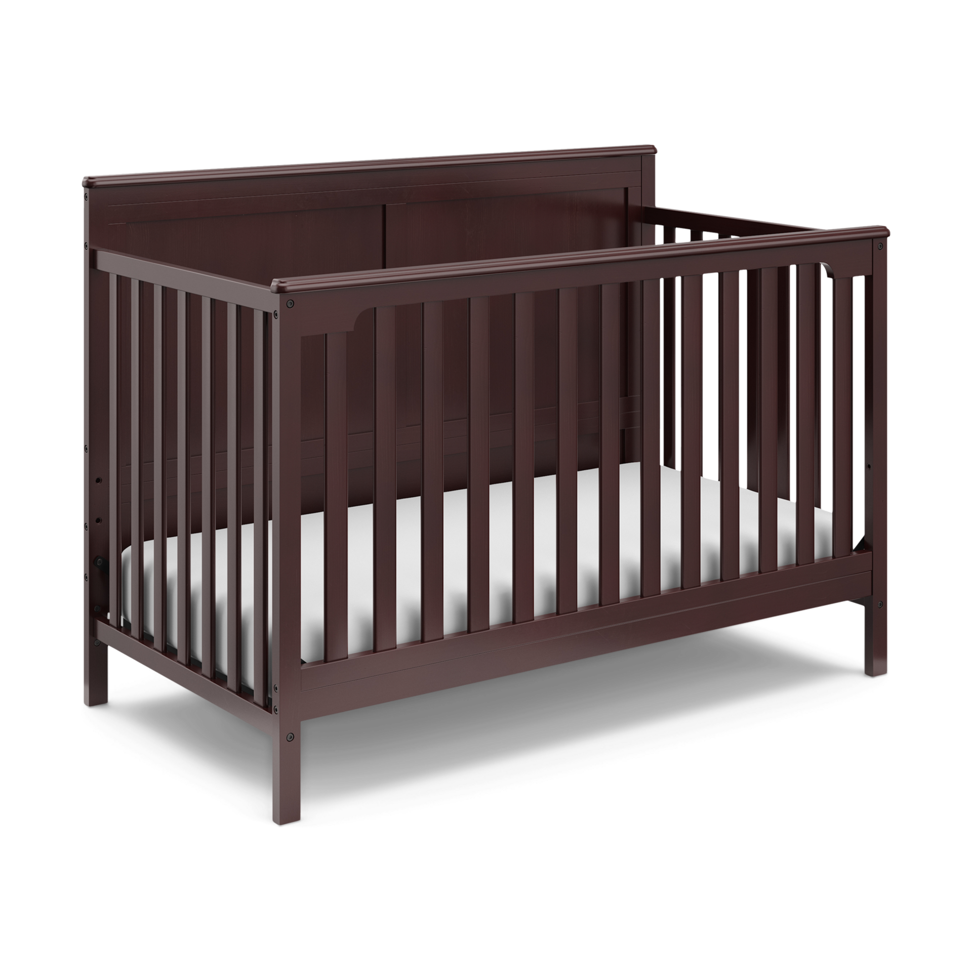 Storkcraft Alpine 4-in-1 Convertible Crib - Espresso.