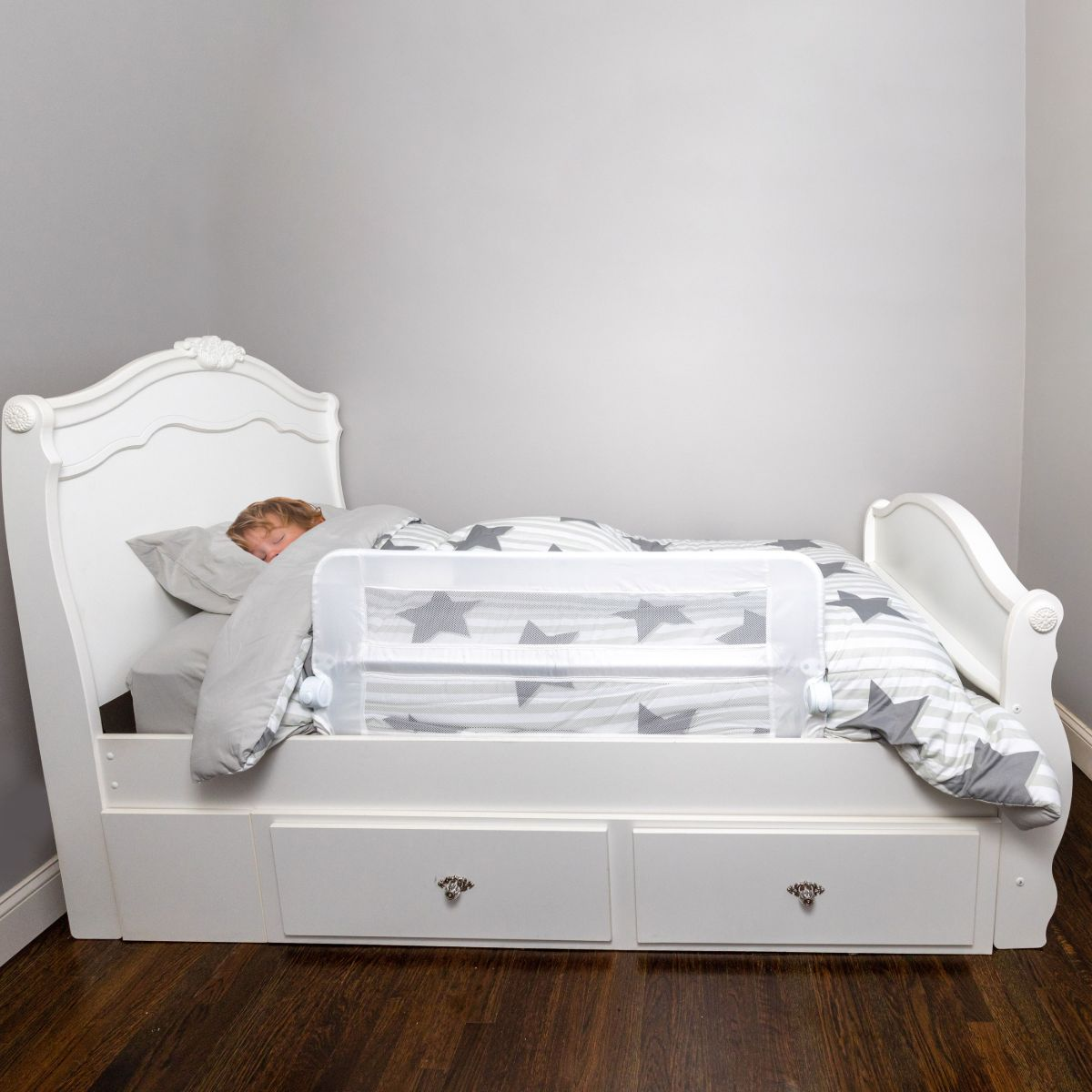 Dreambaby Dallas Fold Down Bed Rail for Flat, Slat & Recessed Beds.