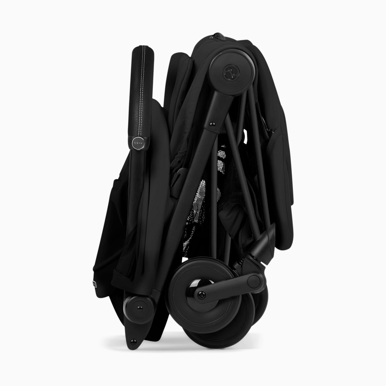 Cybex COYA Stroller - Style Collection - Matte Black Frame/Sepia Black Lux Seat.