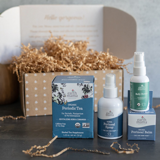 Earth Mama Postpartum Recovery Gift Box.