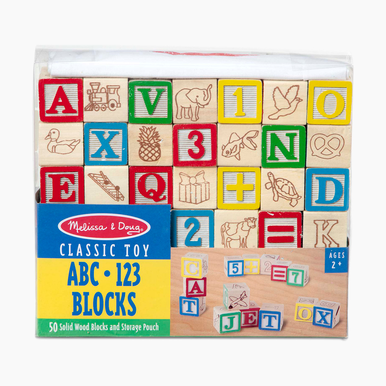 Melissa & Doug Wooden ABC/123 Blocks.