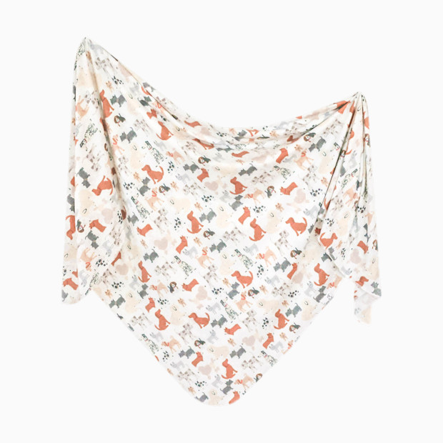 Copper Pearl Printed Swaddle Blanket.