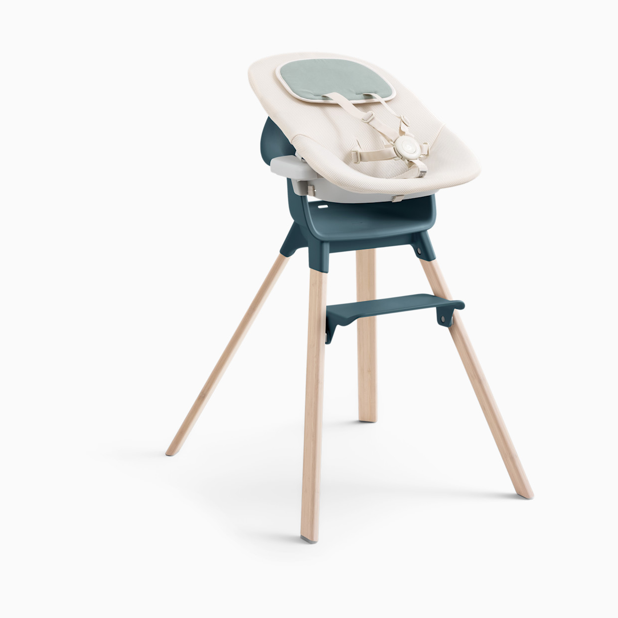 Stokke Clikk High Chair + Newborn Set - Fjord Blue.
