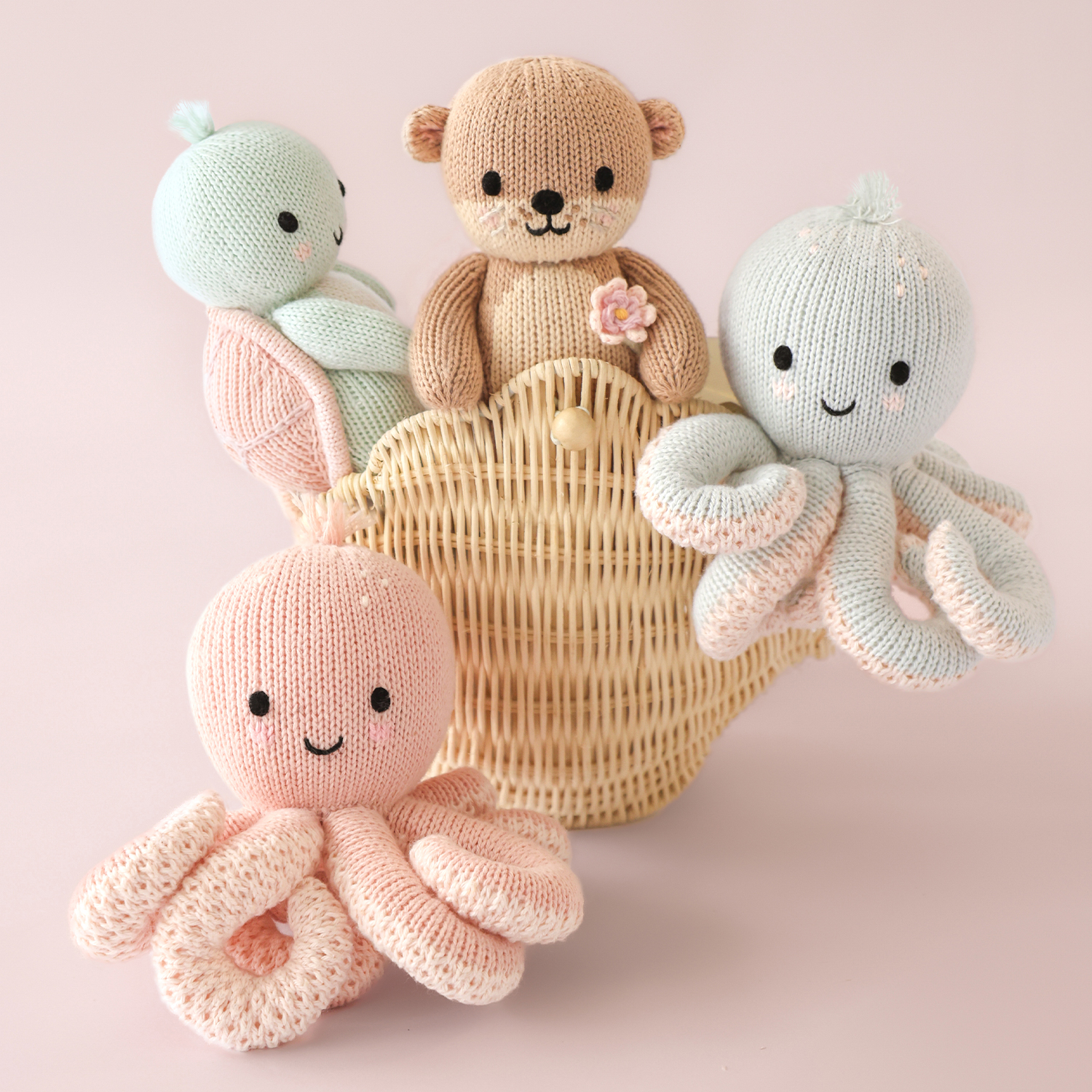 cuddle+kind Baby Animal - Baby Turtle (Aqua).