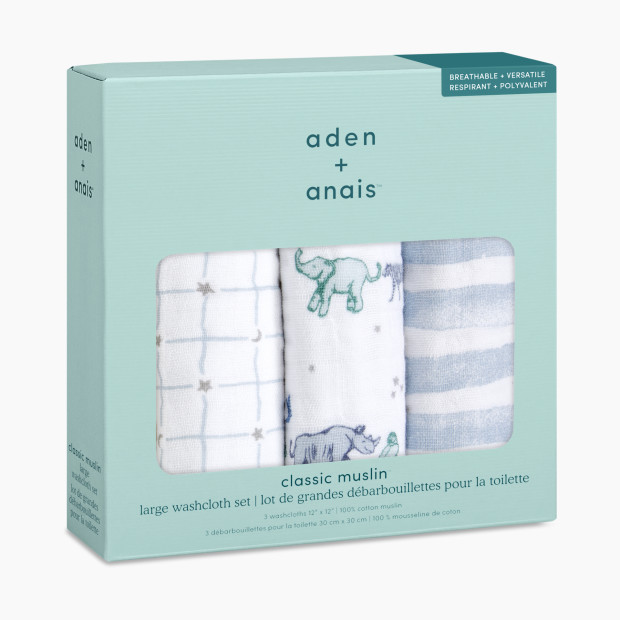 Aden + Anais Washcloths (3 Pack) - Rising Star.