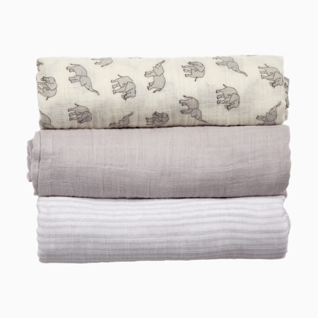 Tiny Kind Organic Muslin Swaddle (3 Pack).
