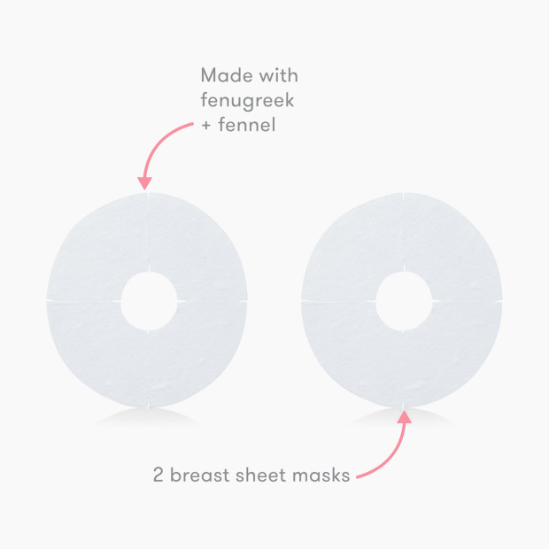 FridaMom Breast Sheet Masks Increase Milk Supply.