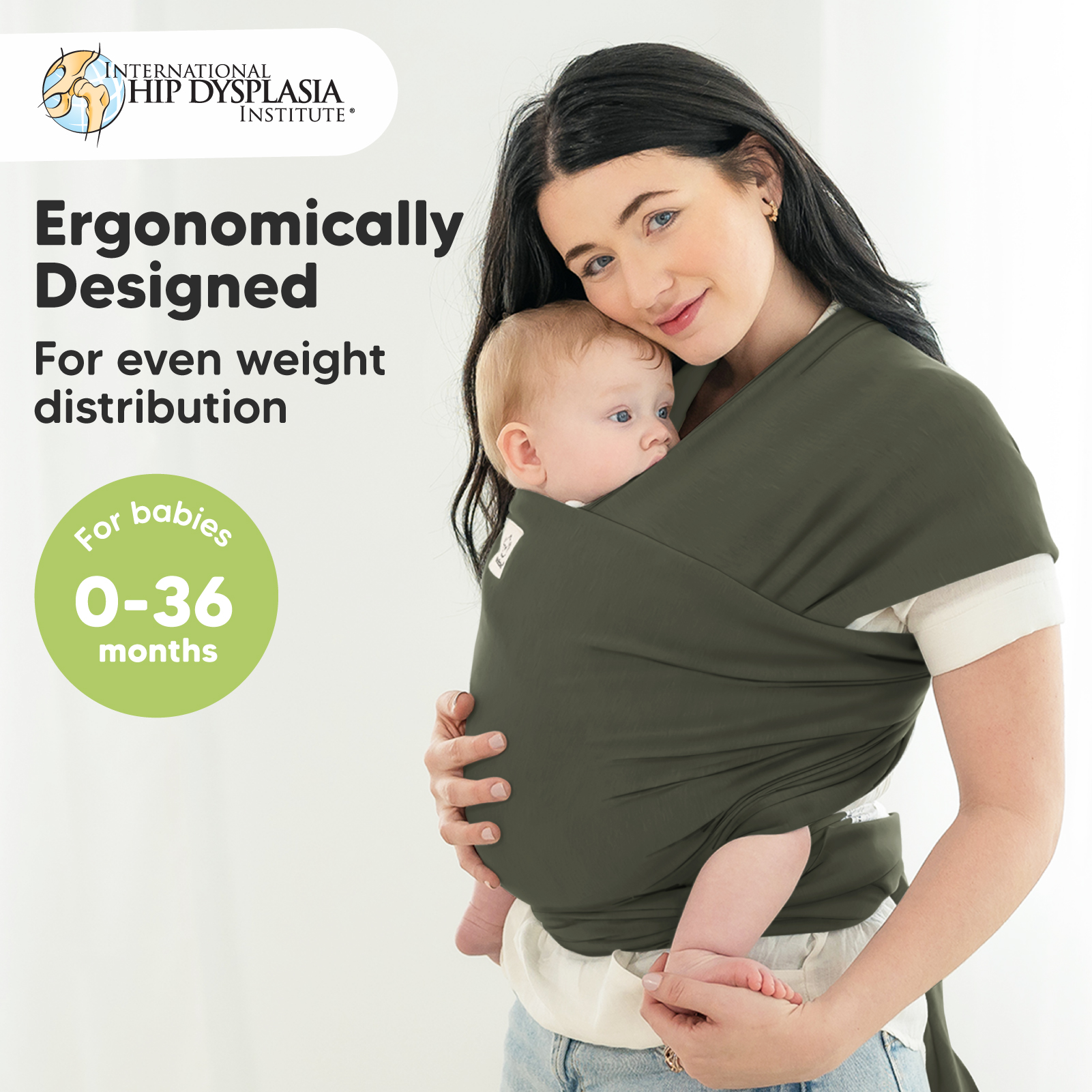 KeaBabies Wrap Carrier - Forest.