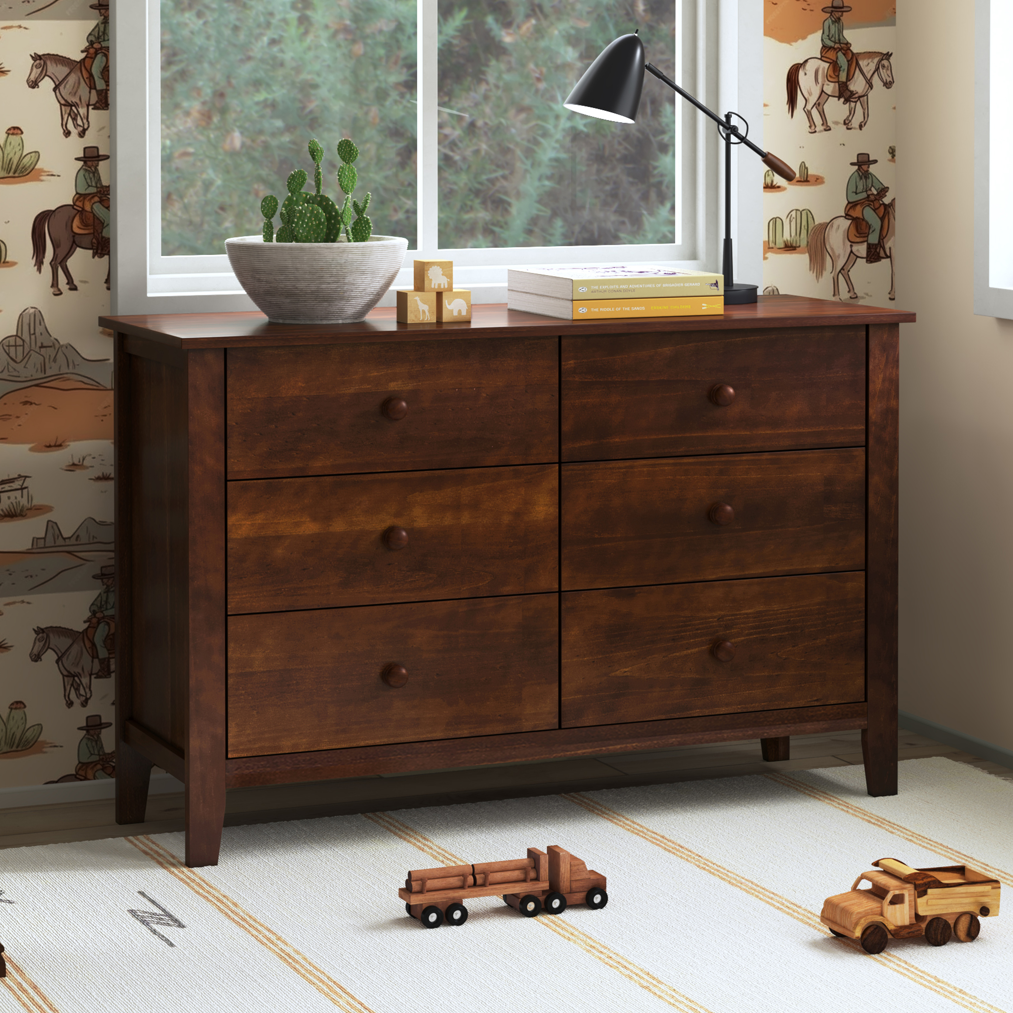 Carter's by daVinci Morgan 6-Drawer Dresser - Espresso.