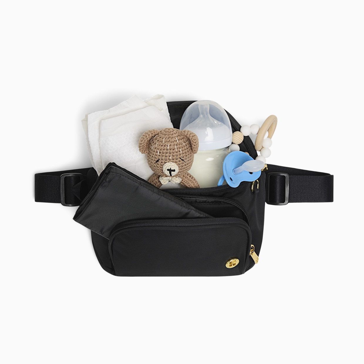 Huggies Cross Body Diaper Bag - Black.