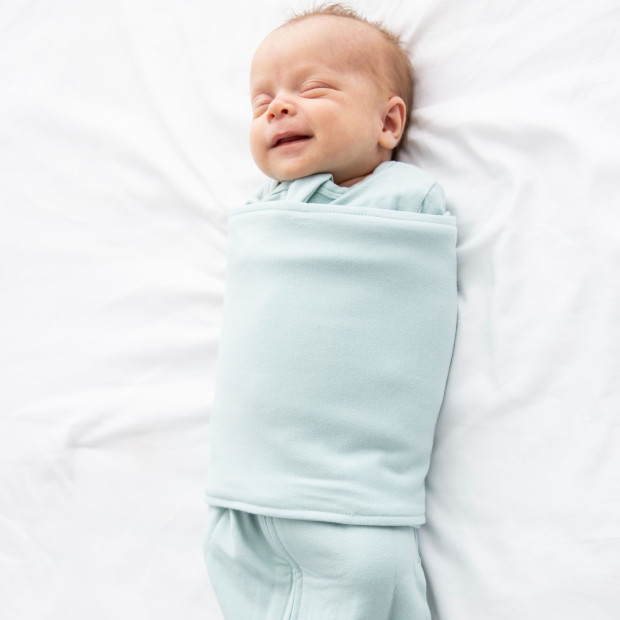 The Butterfly Swaddle Preemie Sleep Sack and Swaddle in One - Sage Green, Preemie (4 -7 Lbs).