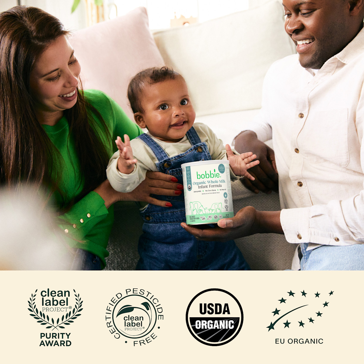 Bobbie Organic Whole Milk Infant Formula - 2.