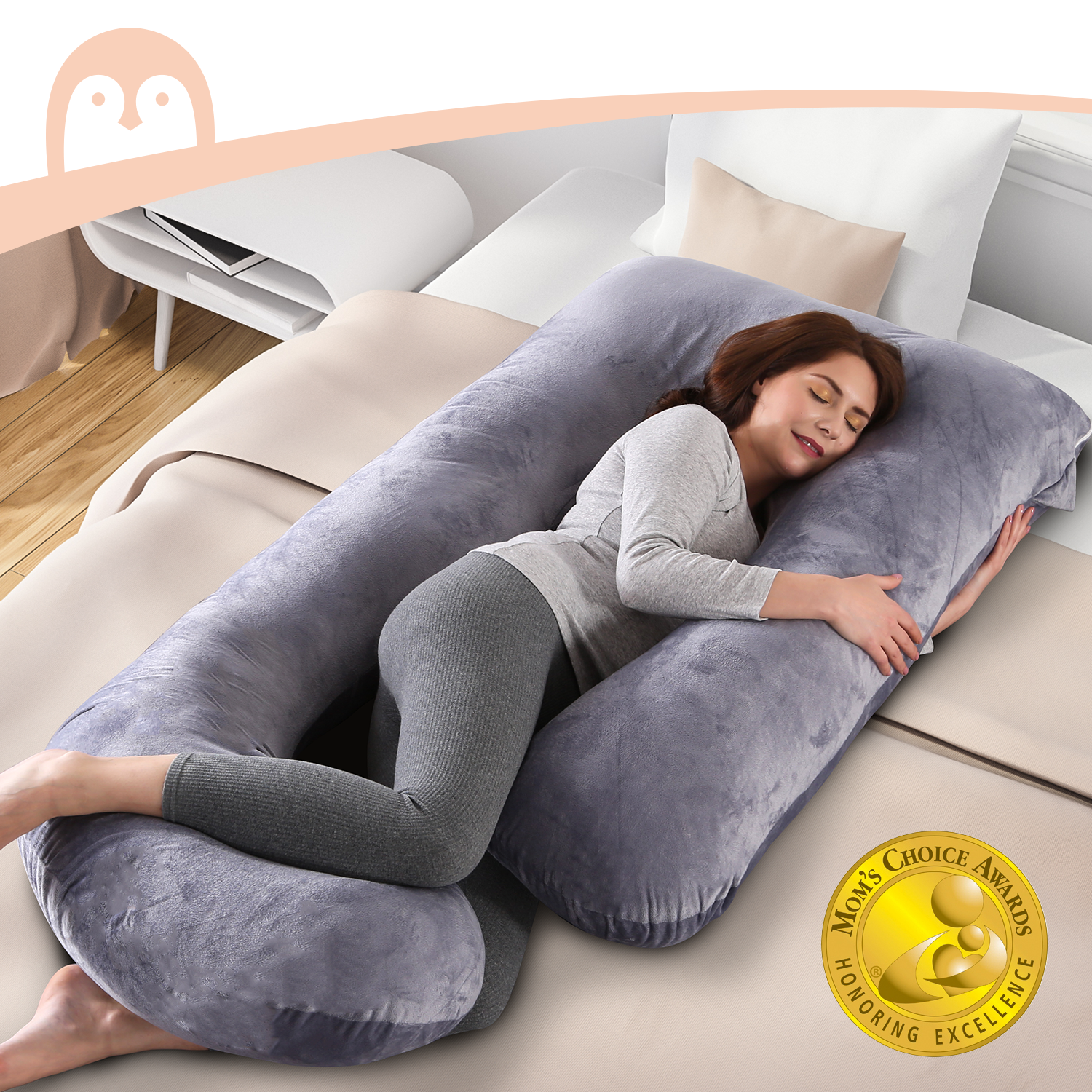Momcozy Pregnancy Pillow.