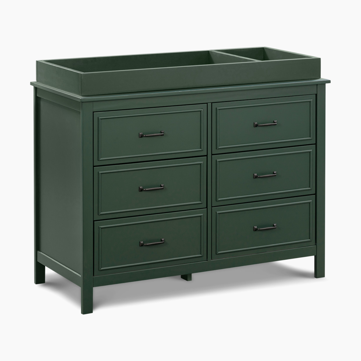 daVinci Charlie 6-Drawer Double Dresser - Forest Green.