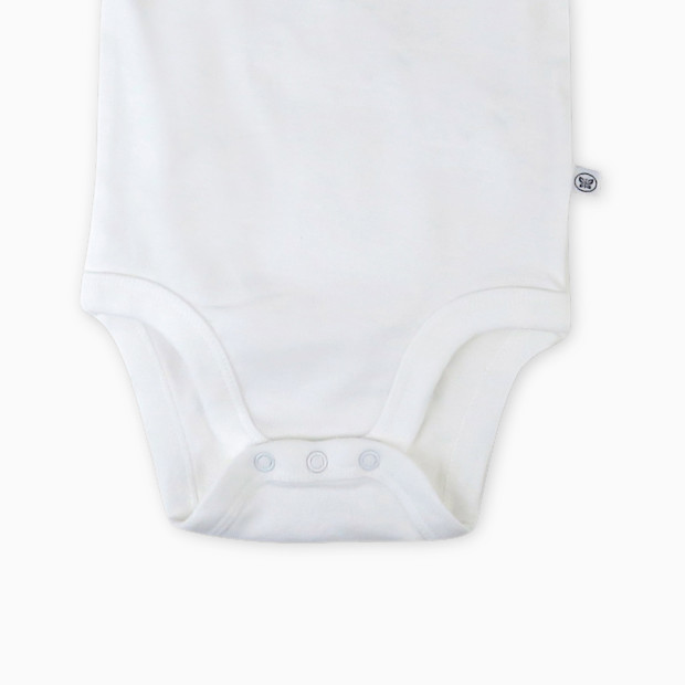 Honest Baby Clothing 10-Pack Organic Cotton Sleeveless Bodysuits, Honestly Pure White.