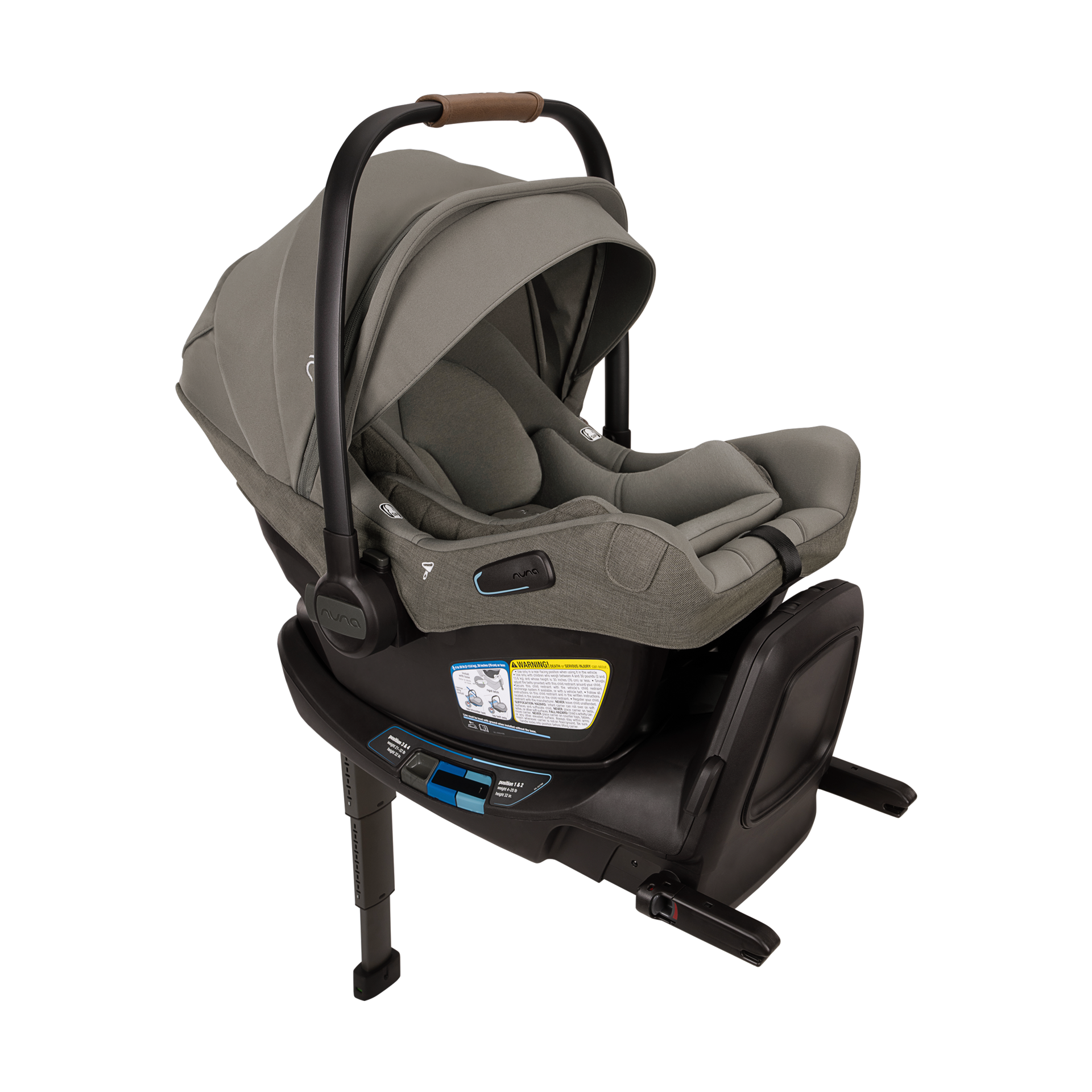 Nuna PIPA aire rx & DEMI next Travel System - Granite.