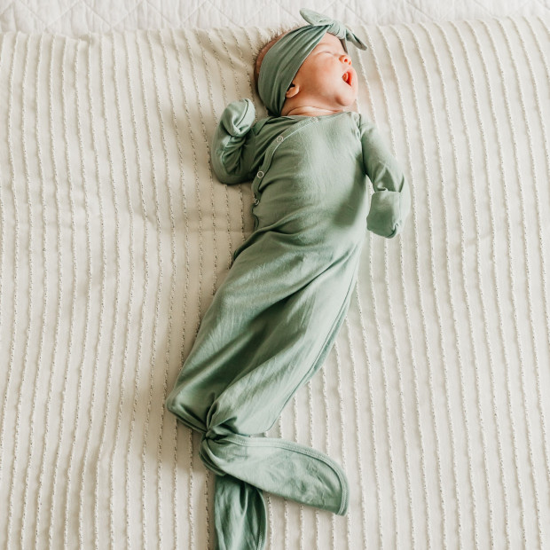Copper Pearl Knotted Gown - Briar, 0-4 M.