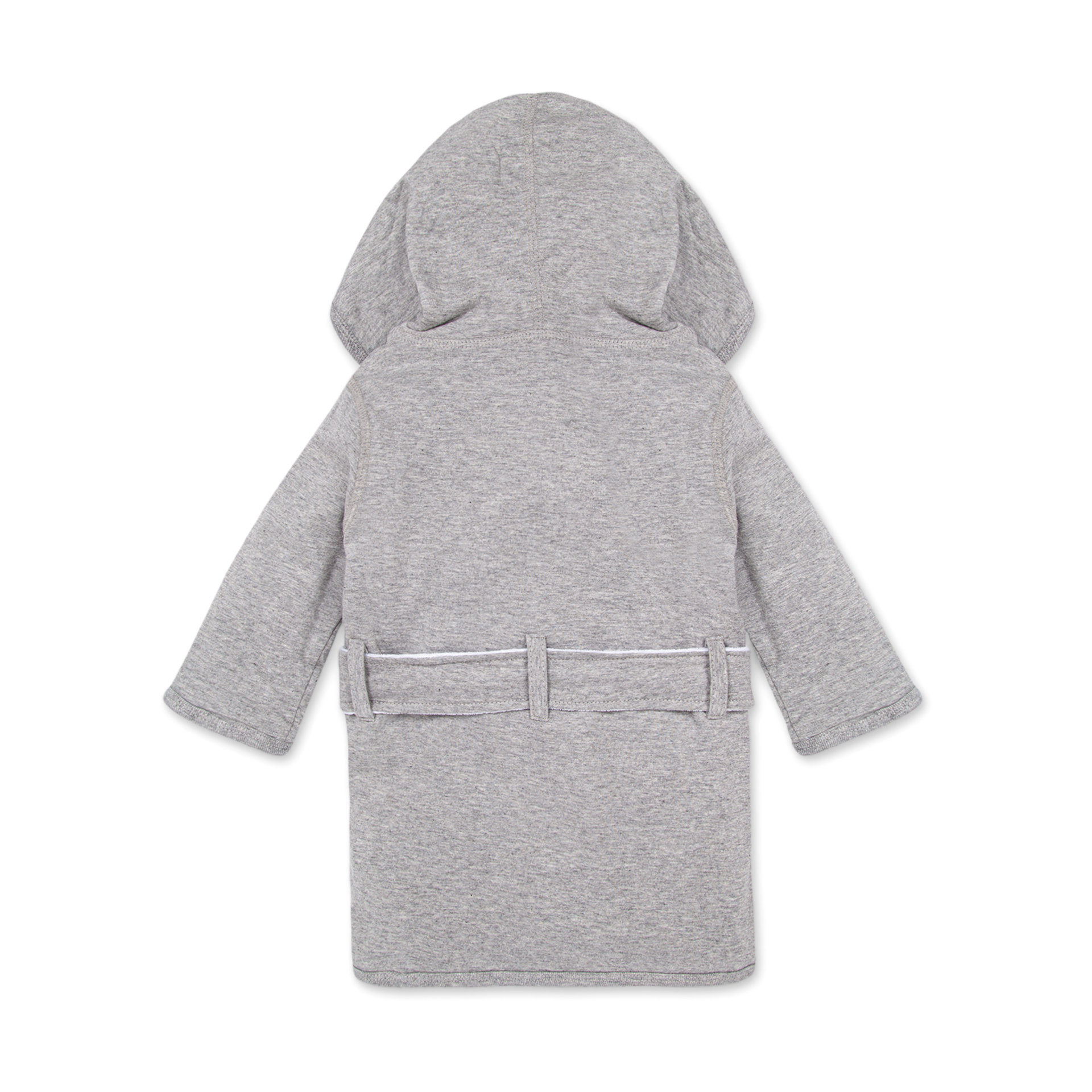 Burt's Bees Baby Infant Organic Hooded Robe Heather Grey, 09 Months