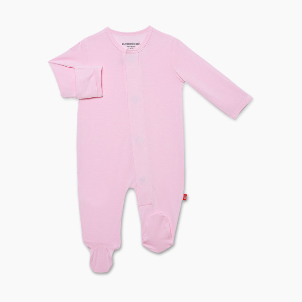 Magnetic Me Solid Modal Footie - Cake My Day Pink, 9-12 Months.