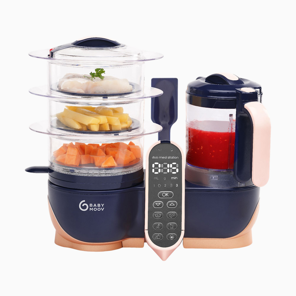 Babymoov Duo Meal Station 6-in-1 Food Prep System XL.