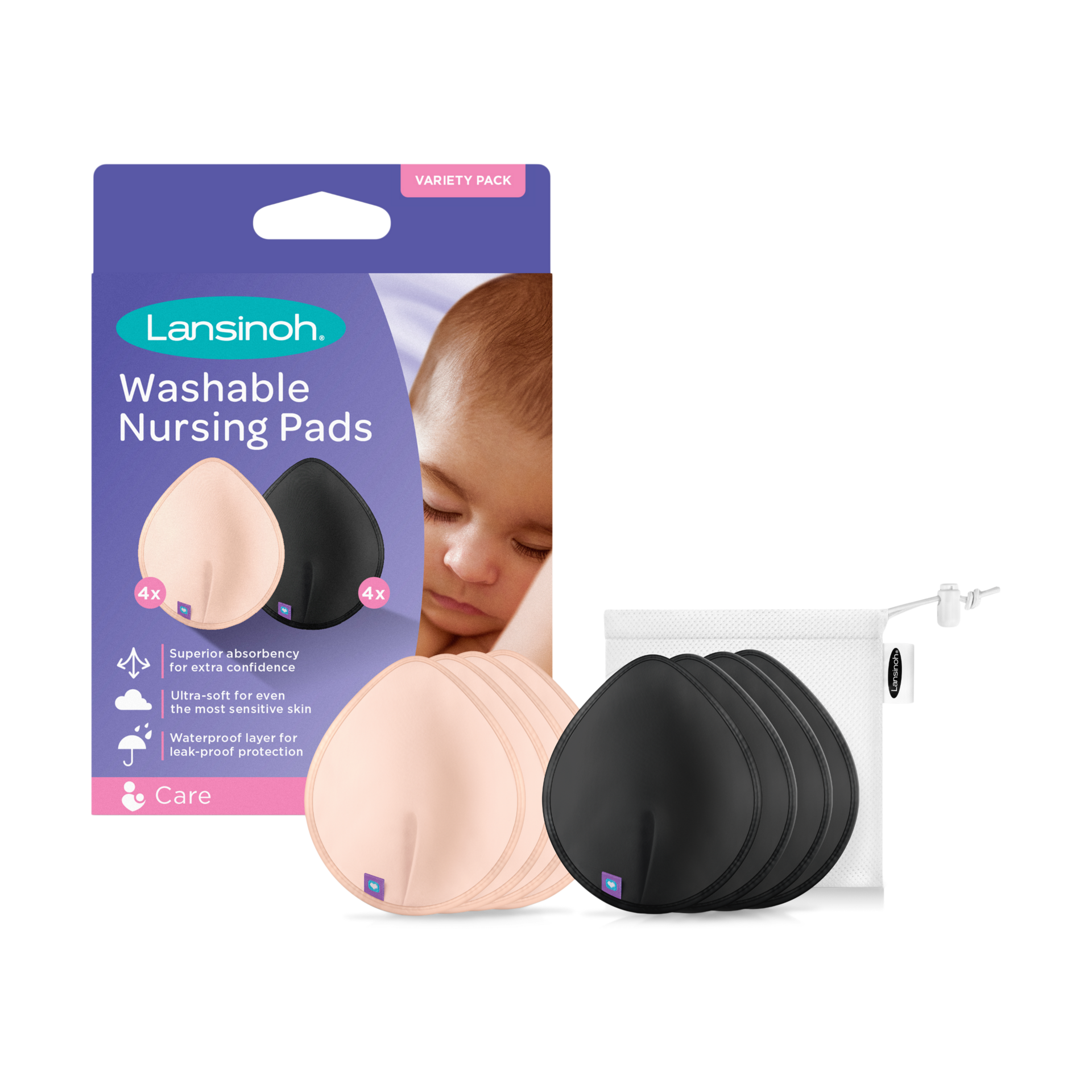 Lansinoh Washable Nursing Pads (8 Pack) - $24.89.