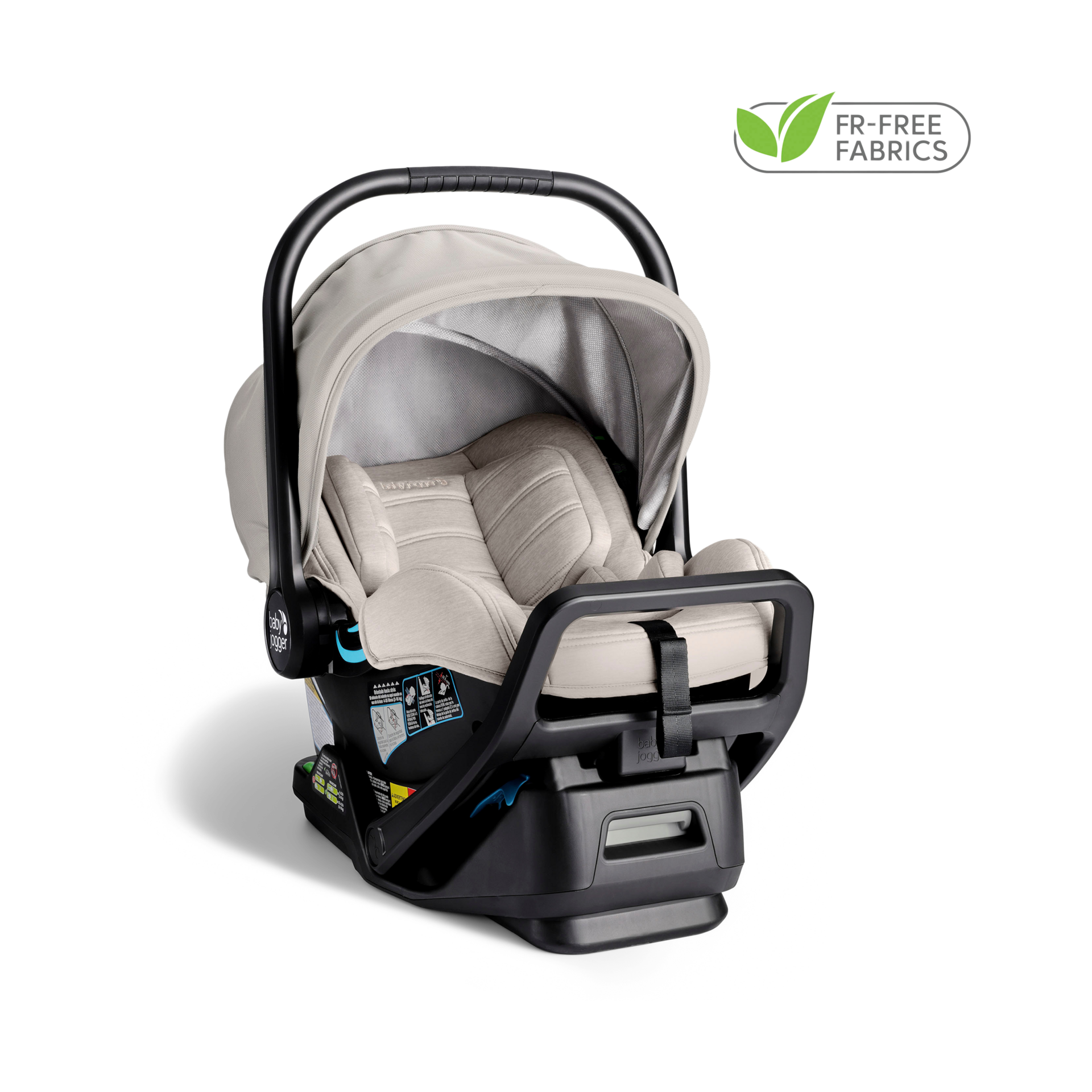 Baby Jogger City GO 2 Infant Car Seat - Frosted Ivory.