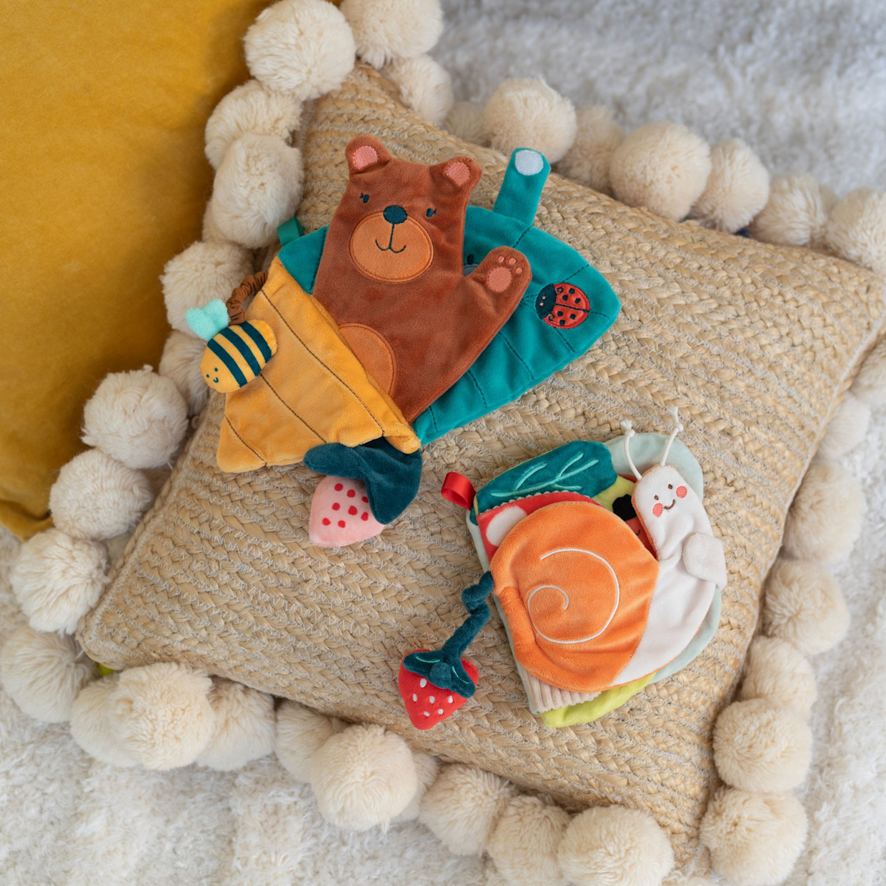 Manhattan Toy Happy Hive Sensory Book.