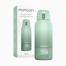 Momcozy Portable Milk Warmer for Travel – Dual Heating Modes for Breast Milk & Water, Portable Bottle Warmer with Fast Heating & Long Battery Life, 17 Ounces Large Capacity to Meet Your All-Day Needs