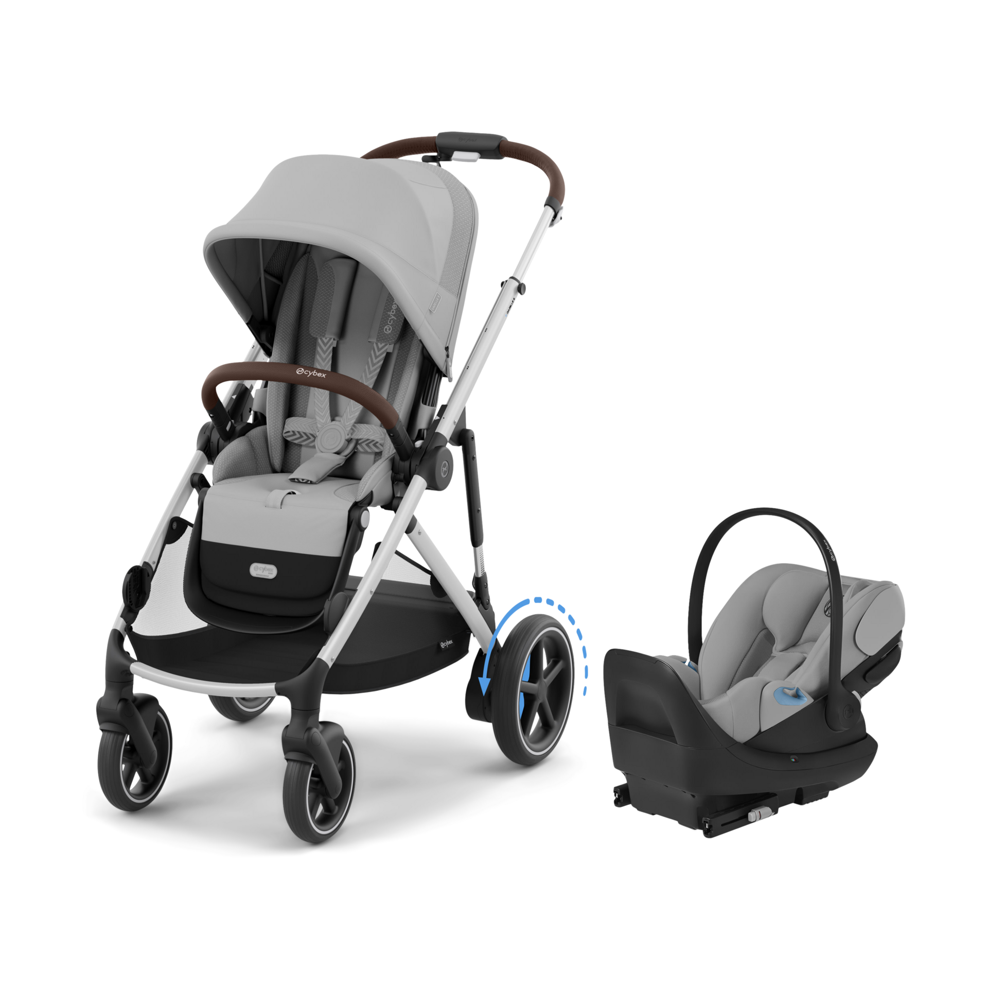 Thumbnail of Silver Frame/Stone Grey