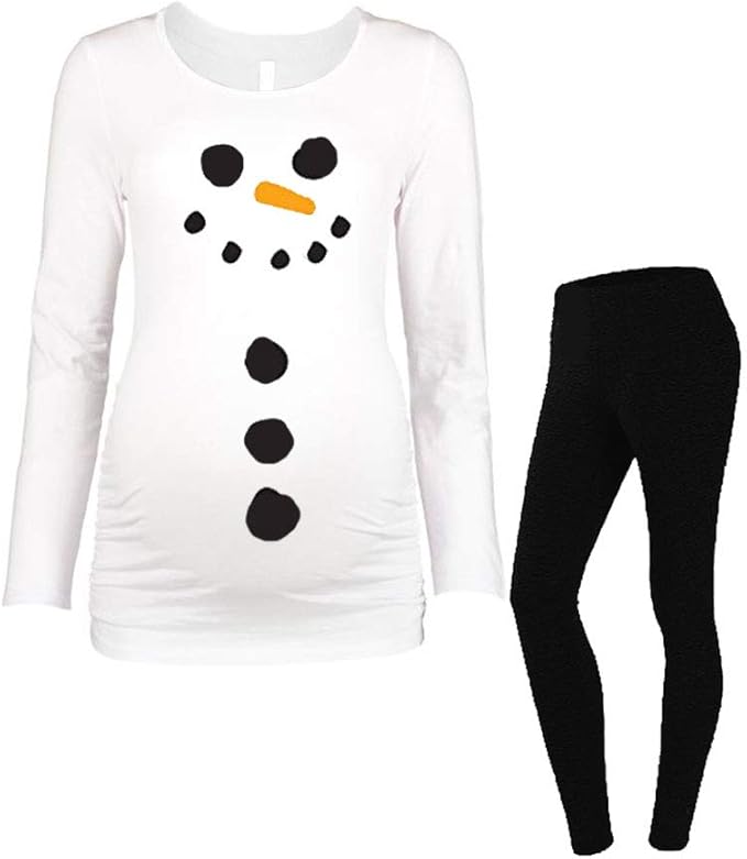 Snowman Pregnancy Outfit.