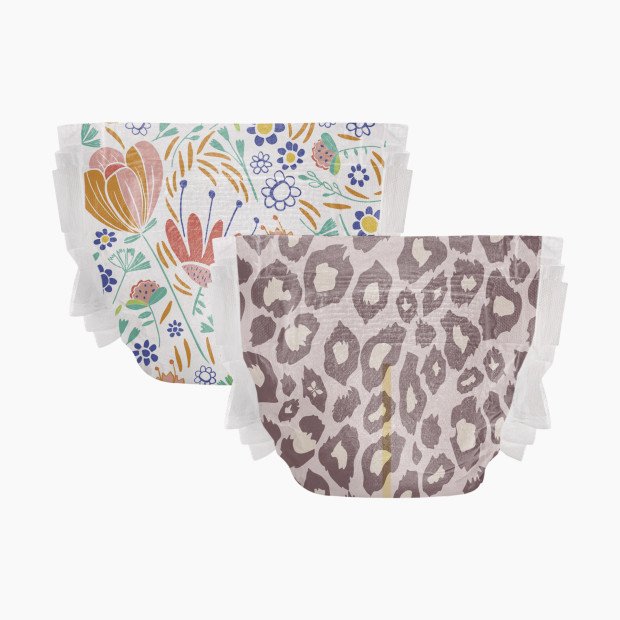 The Honest Company Clean Conscious Disposable Diapers - Wild Thang + Flower Power, Size 3, 62 Count.