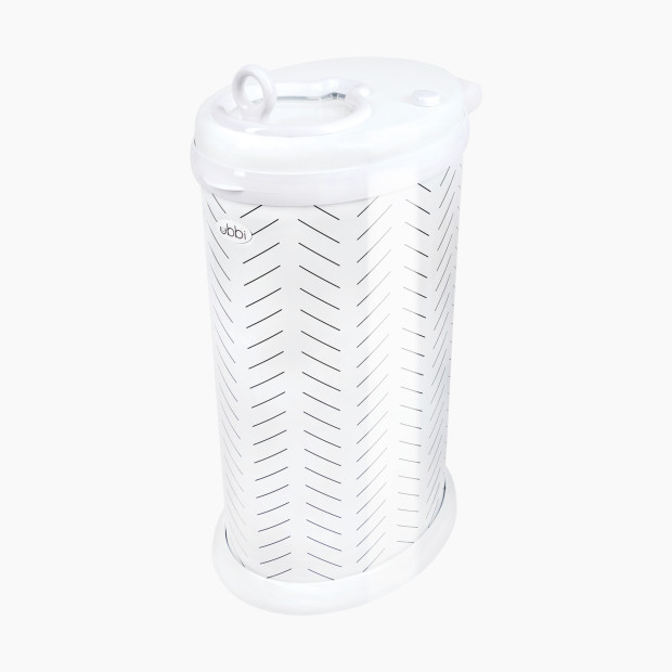 Ubbi Steel Diaper Pail - Herringbone.