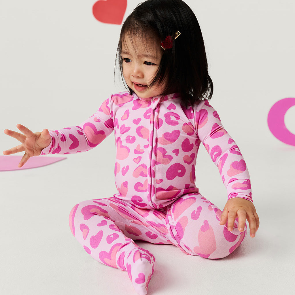 Posh Peanut Love Leopard Convertible One Piece.