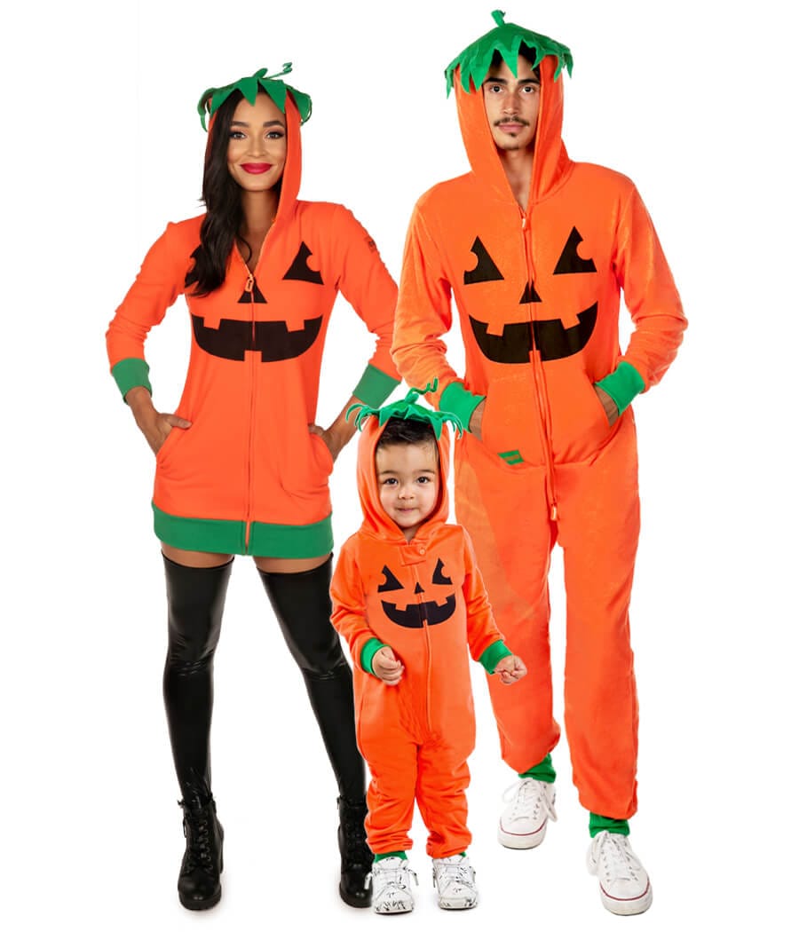 Matching Pumpkin Family Costumes.