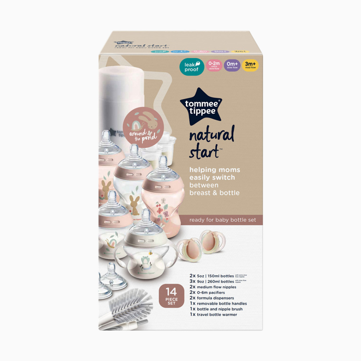 Tommee Tippee Natural Start Ready for Baby Bottle Set.