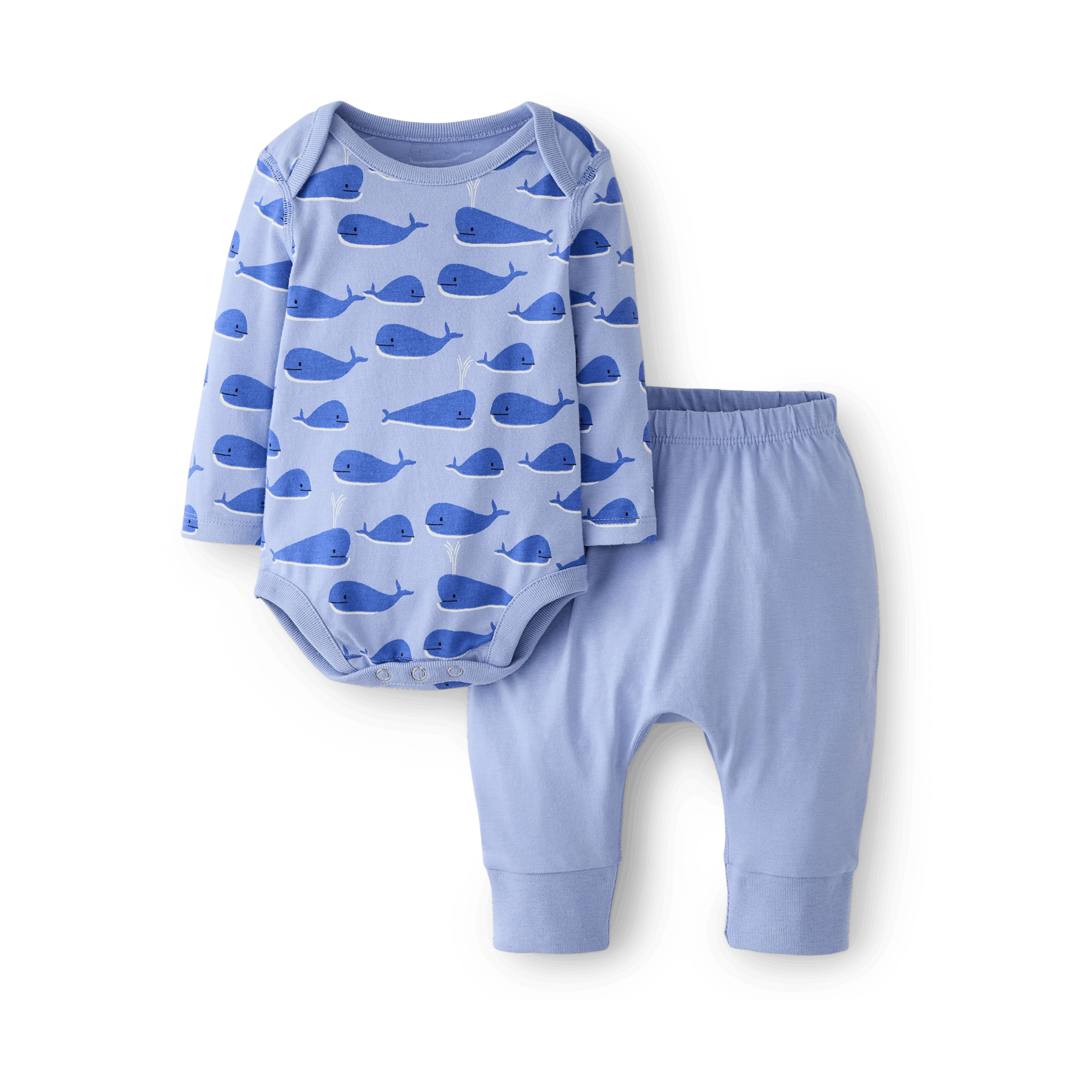 Thumbnail of Whales On Light Blue