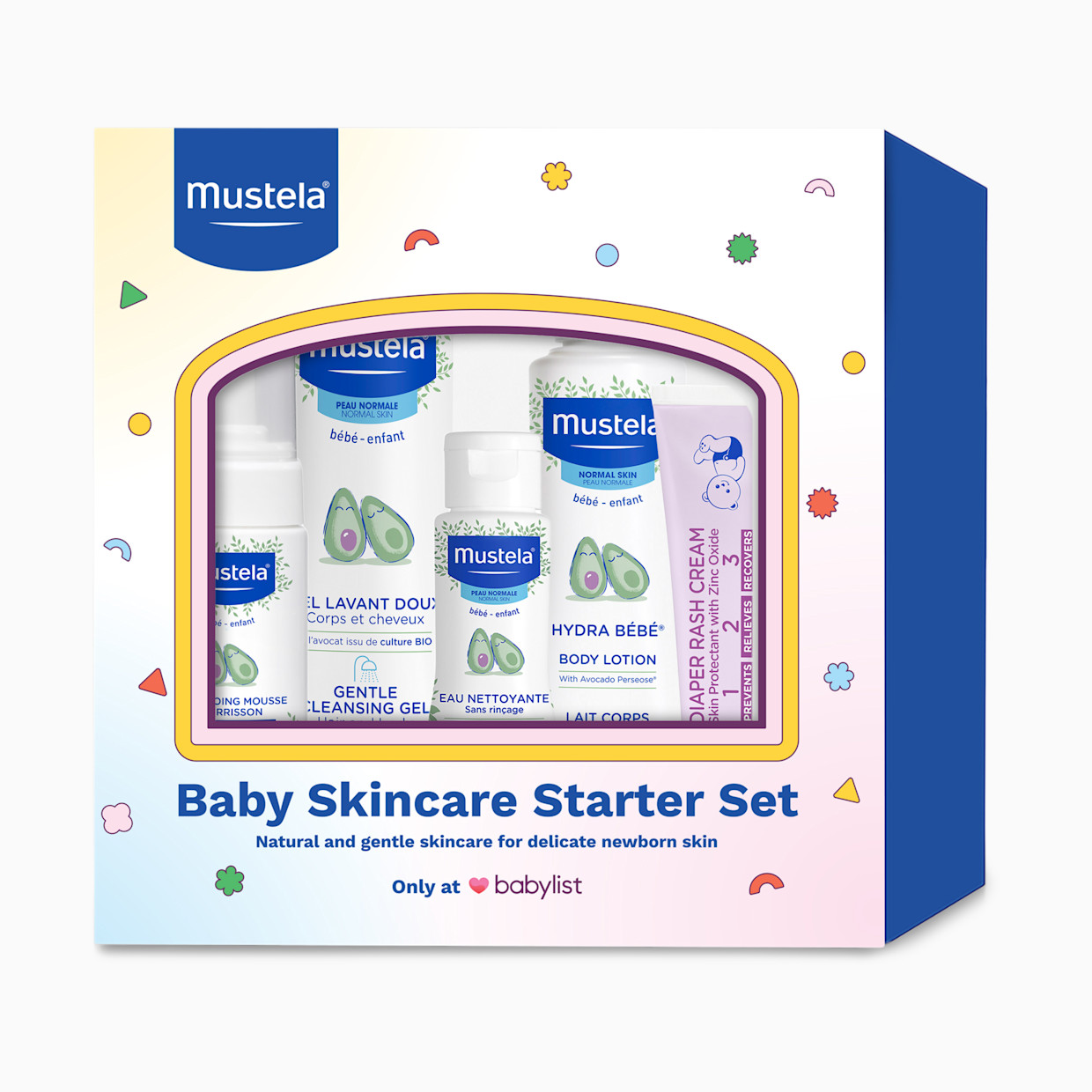 Mustela Baby Skincare Starter Set.