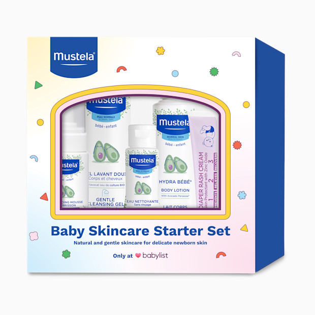 Mustela Baby Skincare Starter Set.