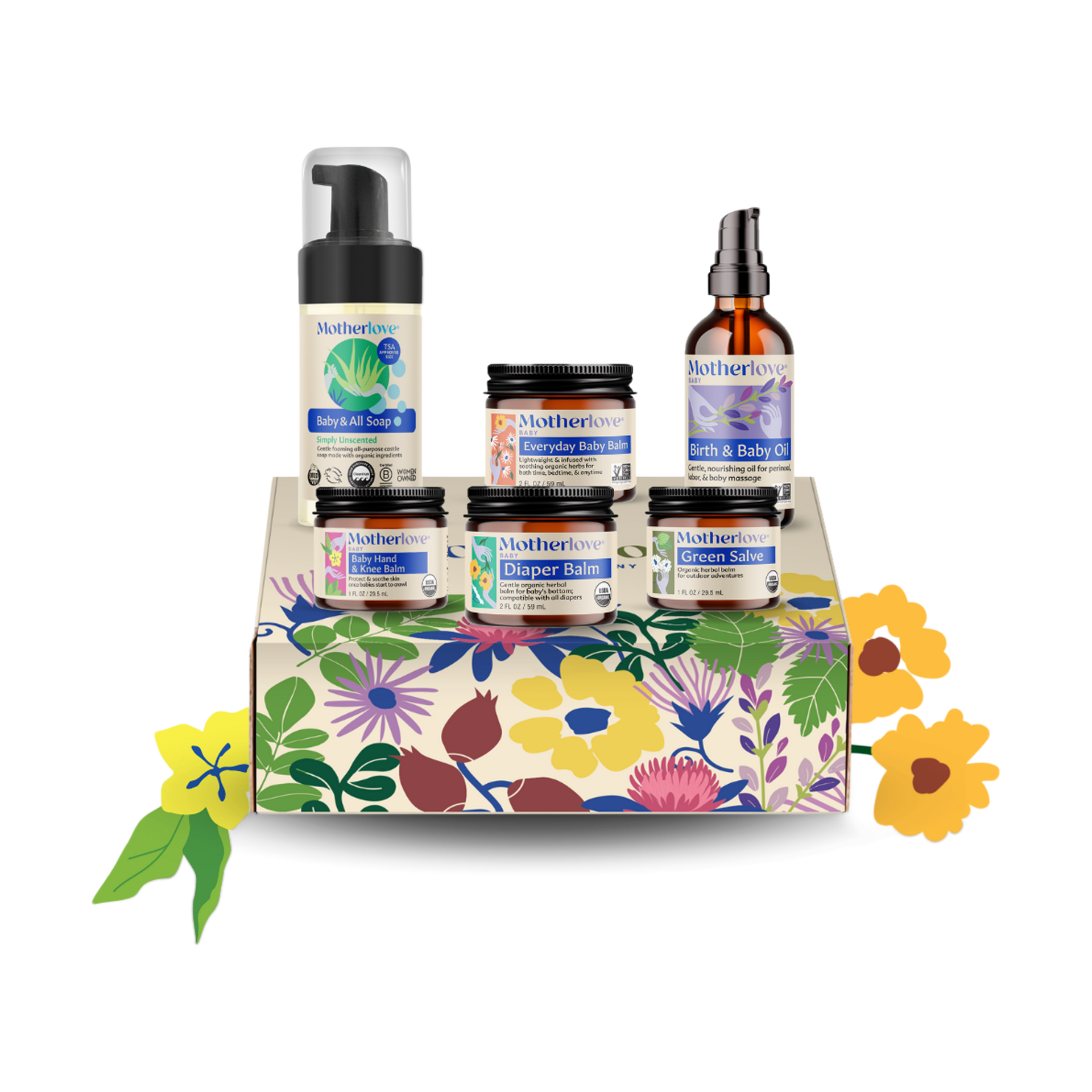 Motherlove Baby Care Gift Box.