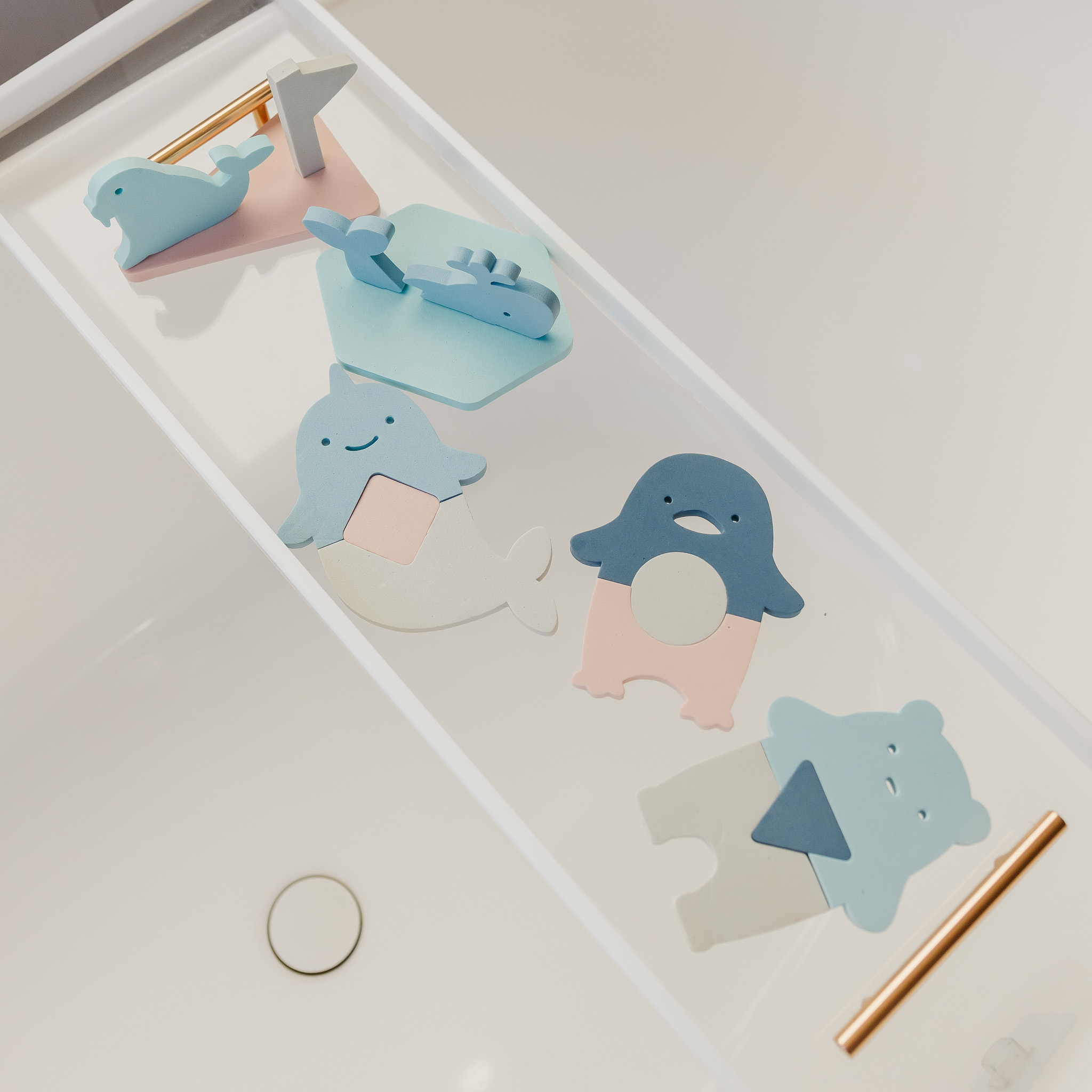 Copper Pearl Bath Toy Set - Arctic Wonder.