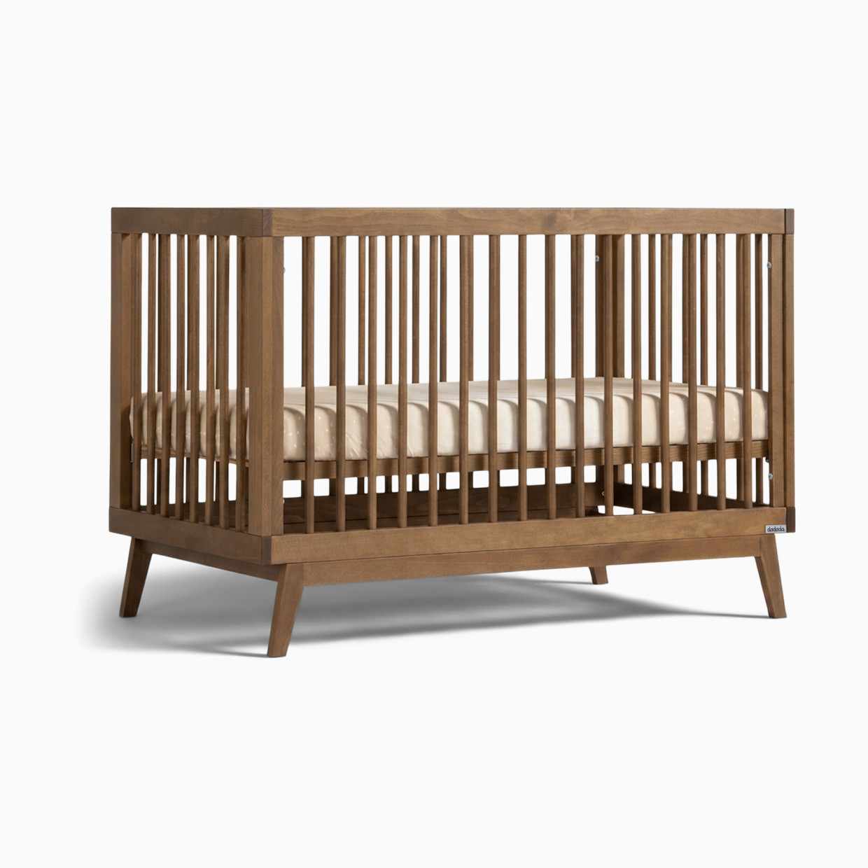 dadada Soho 3-in-1 Convertible Crib - Walnut.